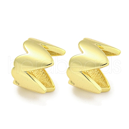 Brass Cuff Earrings EJEW-C104-073G-1