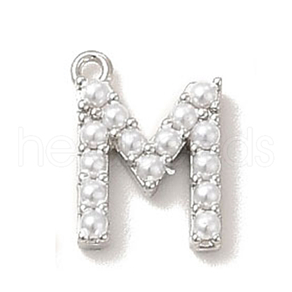 Plastic Imitation Pearl Pendants KK-P230-17P-M-1