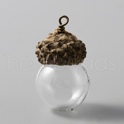 Glass Ball Pendants FIND-WH0034-11D-1