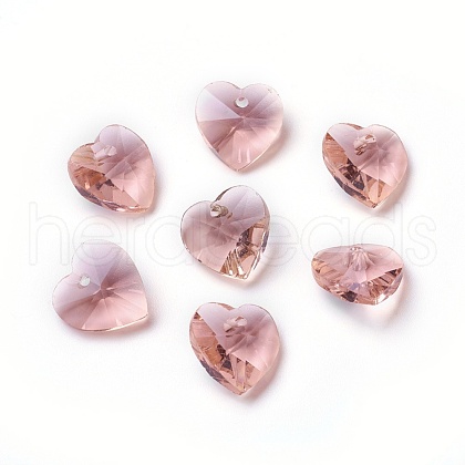 Romantic Valentines Ideas Glass Charms G030V14mm-34-1