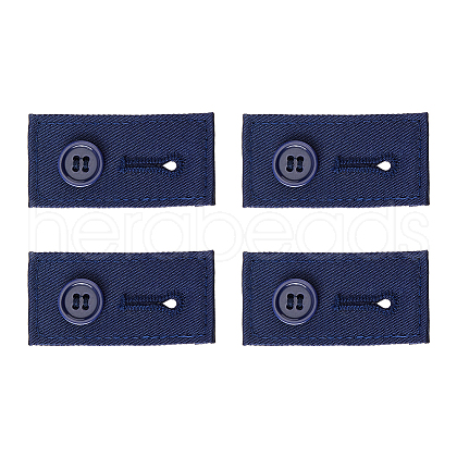SUPERFINDINGS 4Pcs Cotton Adjustable Pants Waist Extender FIND-FH0010-14A-1