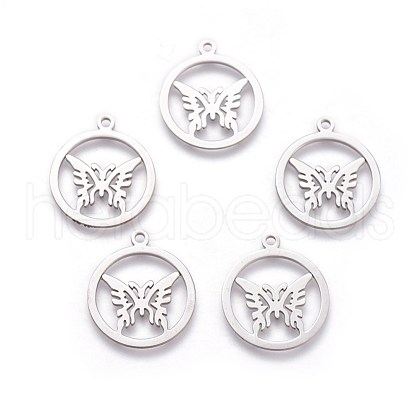 Non-Tarnish 304 Stainless Steel Pendants STAS-I098-01-1