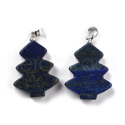 Natural Lapis Lazuli Pendants G-A203-01C-P-1