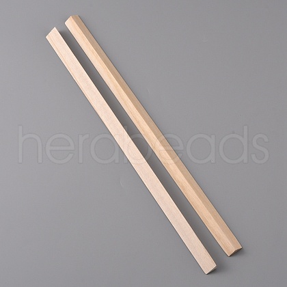 Triangle Wood Sticks DIY-WH0304-546D-1