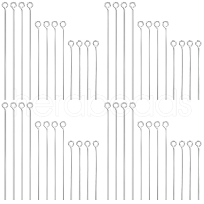 SOFPLATE 600Pcs 3 Styles Brass Eye Pin KK-SP0001-75S-1
