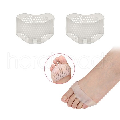 Reusable Gel Silicone Honeycomb Forefoot Pad MRMJ-S035-082-1