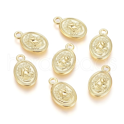 Brass Pendants KK-G389-21G-1