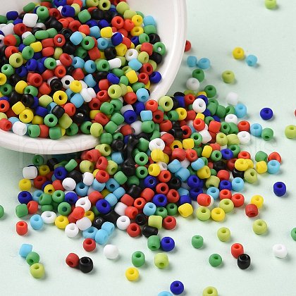 Opaque Glass Seed Beads SEED-A030-01A-1