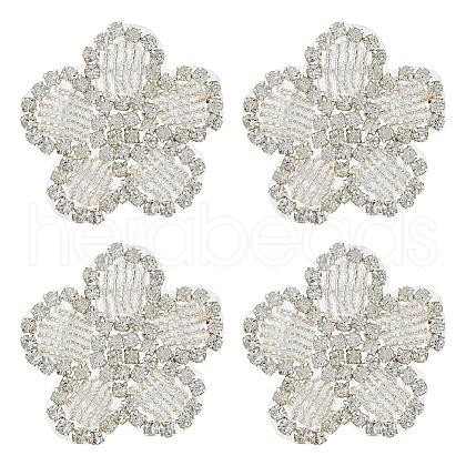 SUPERFINDINGS 4Pcs Flower Cloth Patches DIY-FH0007-54B-1