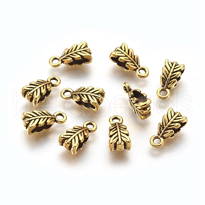Tibetan Style Pendant Bails GLF11056Y-1