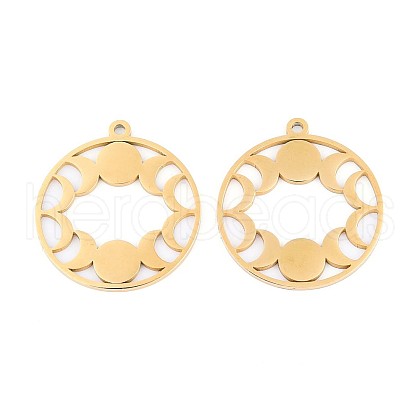 304 Stainless Steel Pendants STAS-N108-32G-1