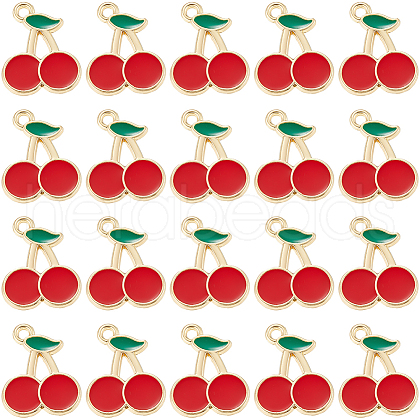 SUNNYCLUE 60Pcs Alloy Enamel Pendants ENAM-SC0005-75-1