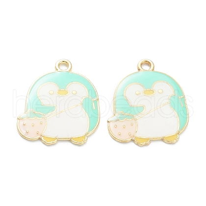 Alloy Enamel Pendants ENAM-I051-16LG-03-1
