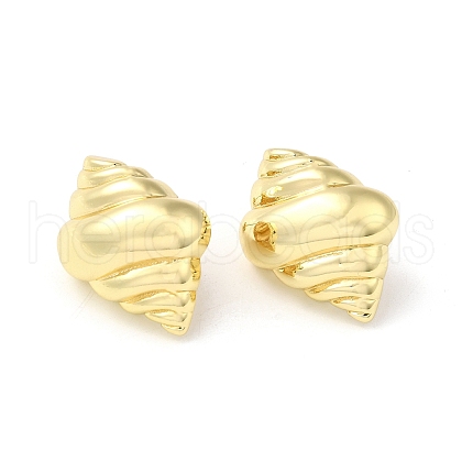 Rack Plating Brass Stud Earrings X-EJEW-Q786-01G-1