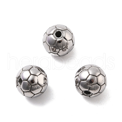 304 Stainless Steel Beads STAS-P384-01P-1