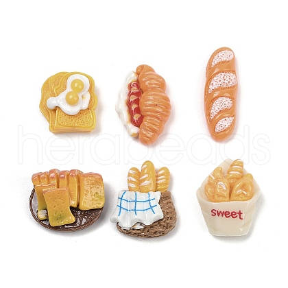 Opaque Resin Cabochons RESI-K043-20-1