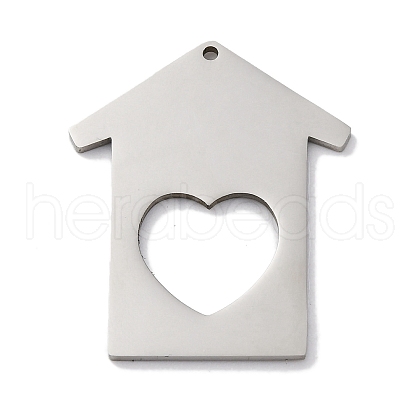 201 Stainless Steel Pendants STAS-Q342-29P-1