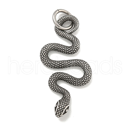 316 Surgical Stainless Steel Pendants STAS-E212-115AS-C-1