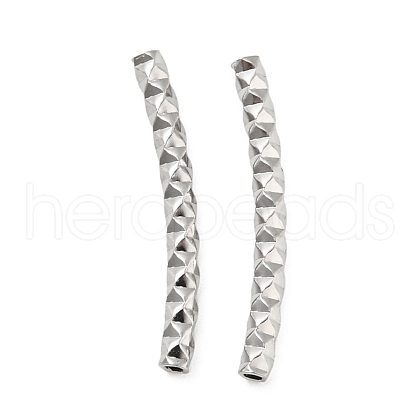 304 Stainless Steel Tube Beads STAS-B047-29B-P-1