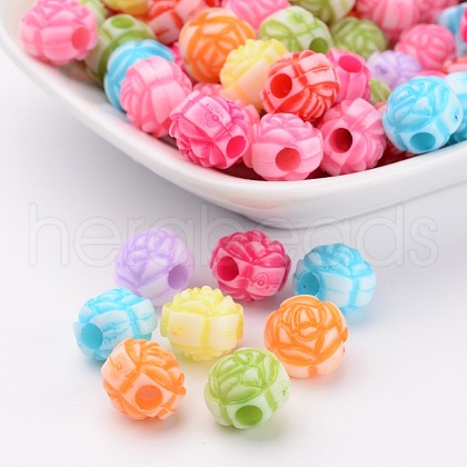 Acrylic Beads PAB2848Y-1