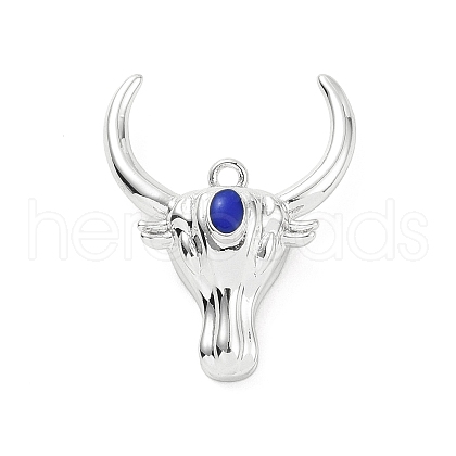 Eco-friendly Rack Plating Brass Enamel Pendants KK-F843-21P-1