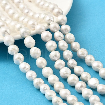 Natural Edison Pearl Beads Strands PEAR-B004-01A-03A-1
