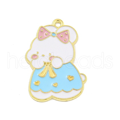 Cartoon Alloy Enamel Pendants ENAM-Z015-04G-06-1