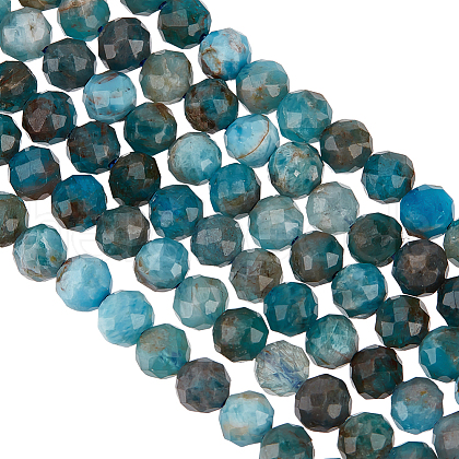 Olycraft 2 Strands Natural Apatite Beads Strands G-OC0005-72-1