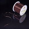 0.8mm Elastic Stretch Polyester Threads Brown Jewelry Bracelet Beading Wire Cords EW-PH0001-0.8mm-01B-7