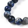 Natural Lapis Lazuli Beads Stretch Bracelets BJEW-T022-04H-3