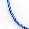 Electroplate Non-magnetic Synthetic Hematite Beads Strands G-J210B-02-1