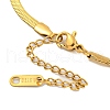 304 Stainless Steel Snake Chain Necklaces NJEW-P311-02D-G-3