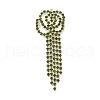 Brass Rhinestone Pendants KK-I715-16S-04-1