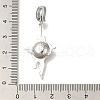 Brass European Dangle Charms Bails KK-K388-53P-3