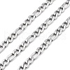 304 Stainless Steel Figaro Chains CHS-L019-08P-1