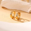 304 Stainless Steel Hoop Earrings FM1082-2