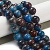 Natural Blue Opal Beads Strands G-H045-A02-8MM-02-1