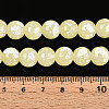 Baking Paint Glass Beads Strands DGLA-N015-10mm-08-4