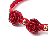 Nylon Cord Braided Bracelets for Women BJEW-JB11288-02-3