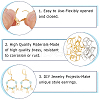 SOFPLATE 200Pcs 2 Colors Brass Leverback Earring Findings KK-SP0001-03-6