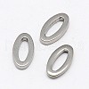 Tarnish Resistant 201 Stainless Steel Linking Rings STAS-I018-03-1
