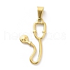 PVD Vacuum Plating 304 Stainless Steel Pendants STAS-G261-02G-2