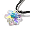 Waxed Cord Necklaces NJEW-P310-03P-01-1