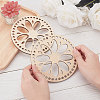 Wooden Basket Bottoms AJEW-WH0126-08A-3