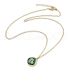 304 Stainless Steel Micro Pave Cubic Zirconia constellation Pendant Necklaces NJEW-R021-01G-10-4