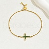Fashion Brass Box Chain Slider Bracelets FA9198-1-2