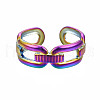 Open Oval Cuff Rings RJEW-N038-027-2