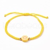 Nylon Thread Cord Braided Bead Bracelets BJEW-JB05666-1
