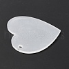 Transparent Acrylic Blank Pendants X-TACR-F005-15-4