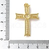 Rack Plating Brass Micro Pave Cubic Zirconia Pendants and ABS Imitation Pearl KK-H476-04G-RS-3